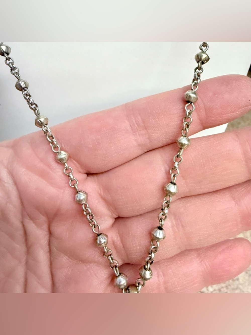 Lucky Brand mixed metal tribal pendant necklace - Picture 4 of 5